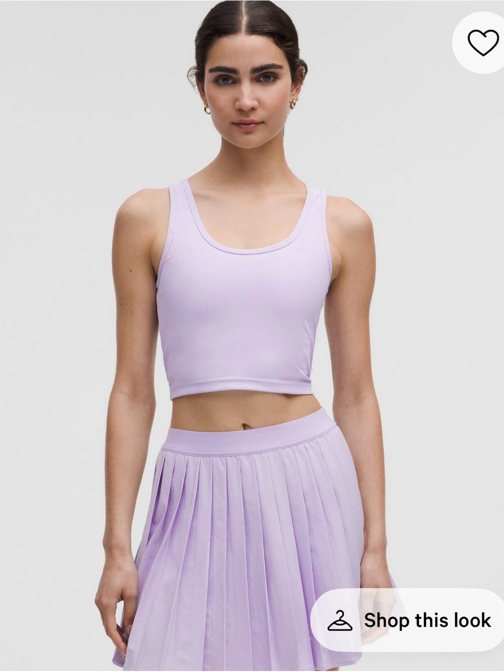 Lululemon power pivot tank 3-Pack Ribbed Racerback Crop Tops black lavender - Picture 3 of 6